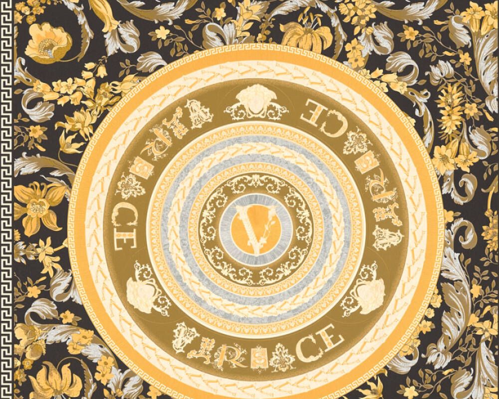 Black - Virtus Tile by Versace