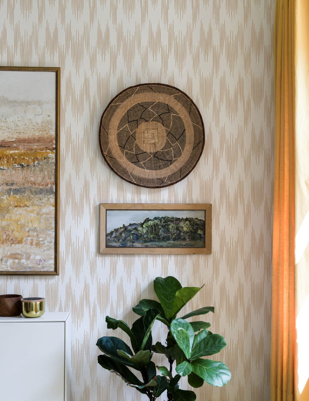 Brown - Ikat