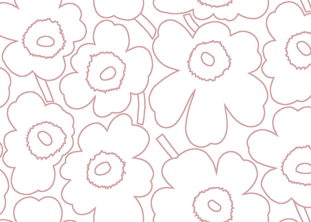 Pink - Piirto Unikko