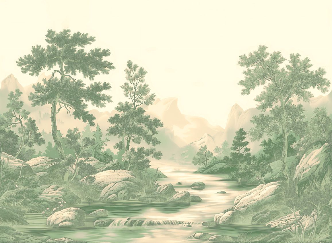 Arcadia Mural - Green