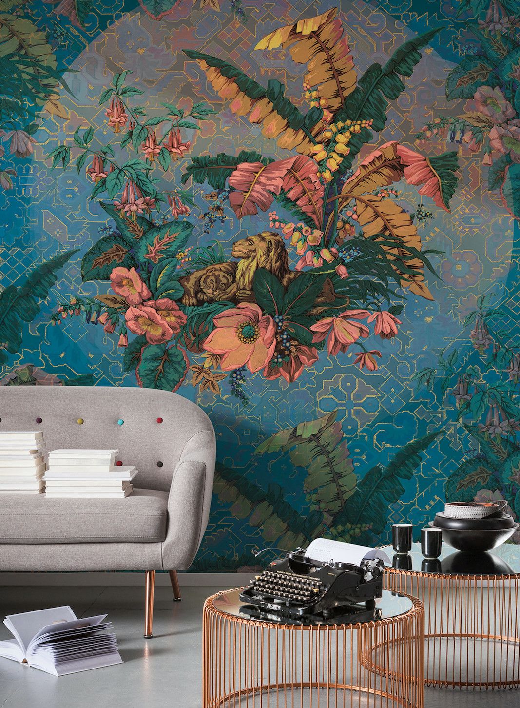 Orient Bleu Mural
