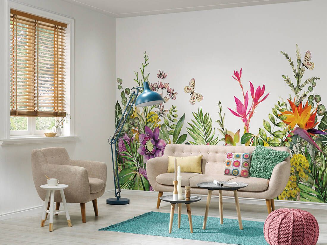 Motley Flowers Mural