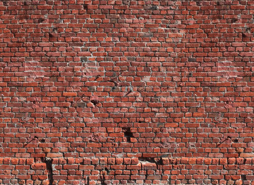 Red Brick Wall Mural
