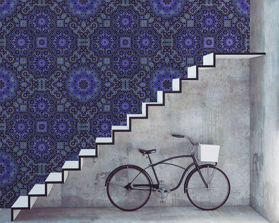 Maroc Mural - Purple