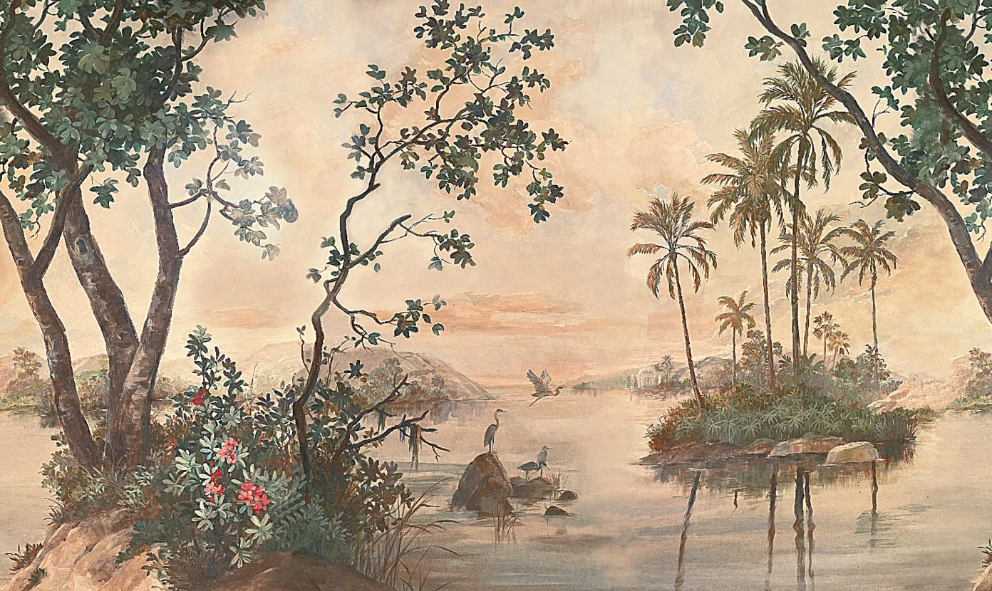 Peach - Lacustre Mural