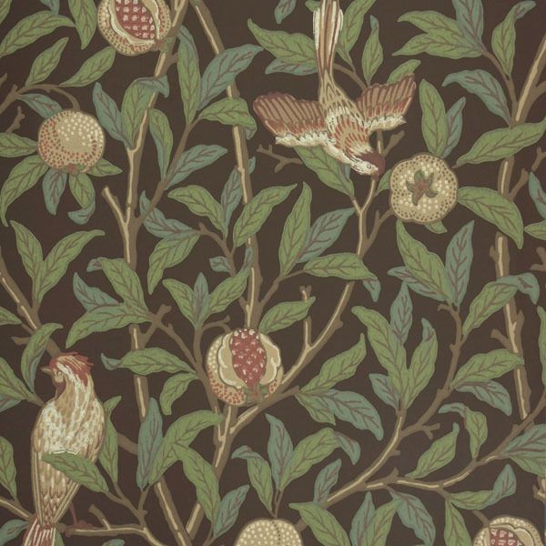 Brown - Bird and Pomegranate