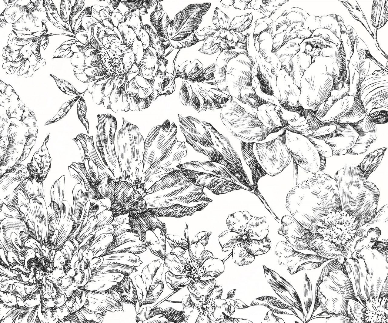 Flowerbed Mural