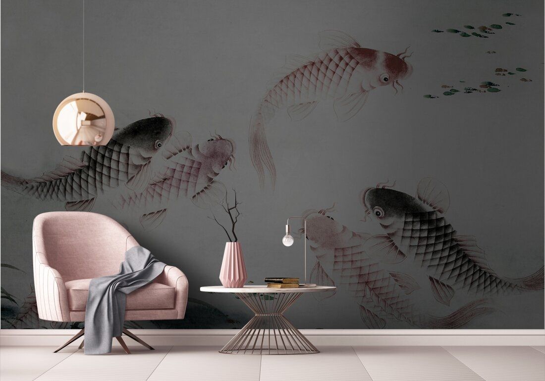 Dancing Koi Mural
