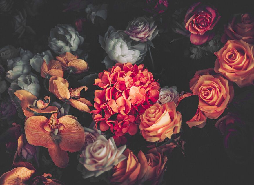 Romantic Flower Mural