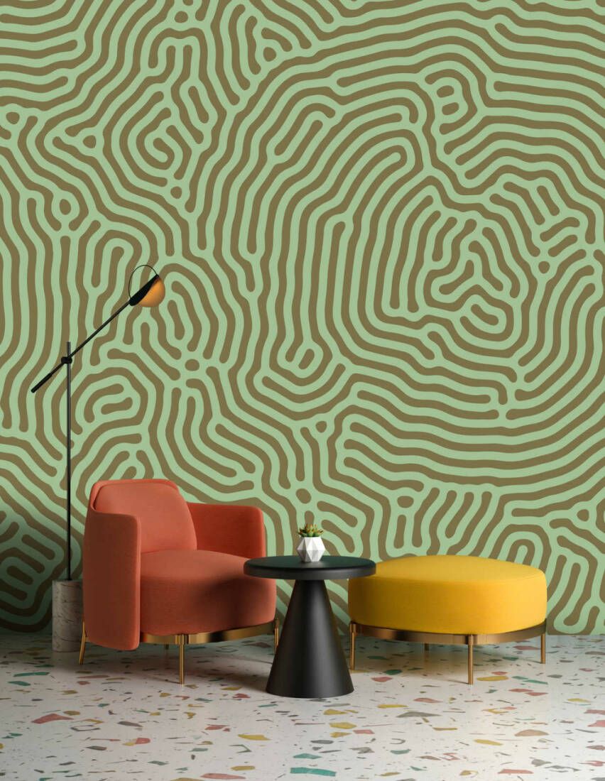 Sahel Mural - Green