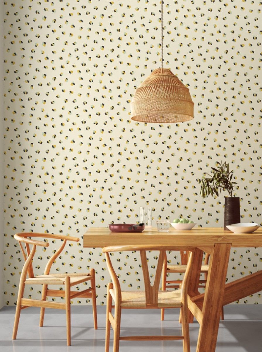 Taupe - Leopard Dots