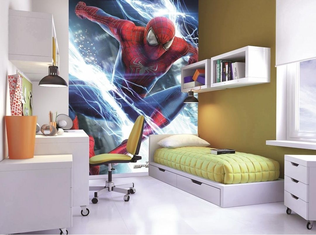 Spiderman Action Mural