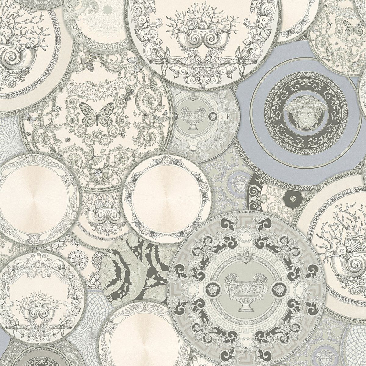 Grey - Versace Plates