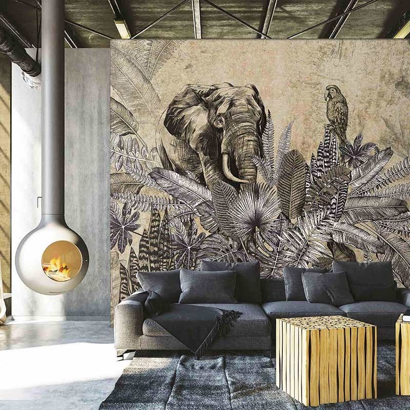 Mughal Forest Mural