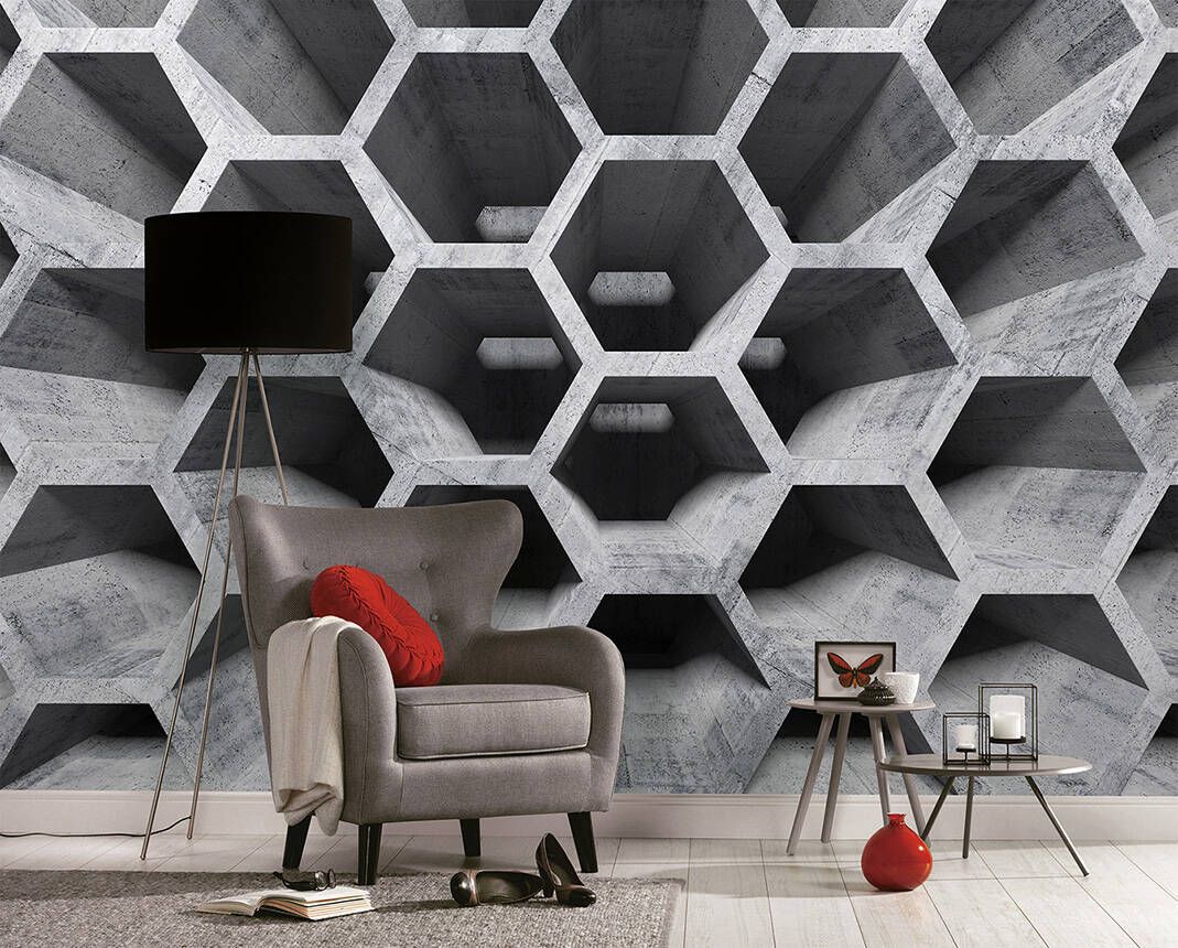 Hive Structure Mural