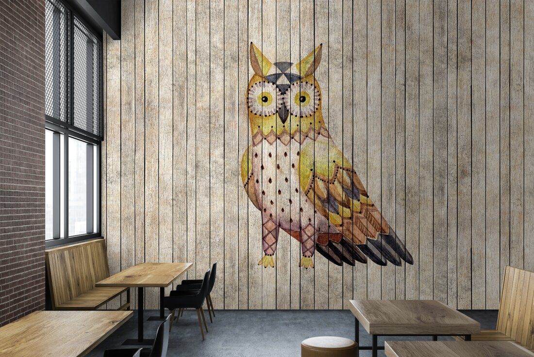 Fairy Tale Mural - Owl