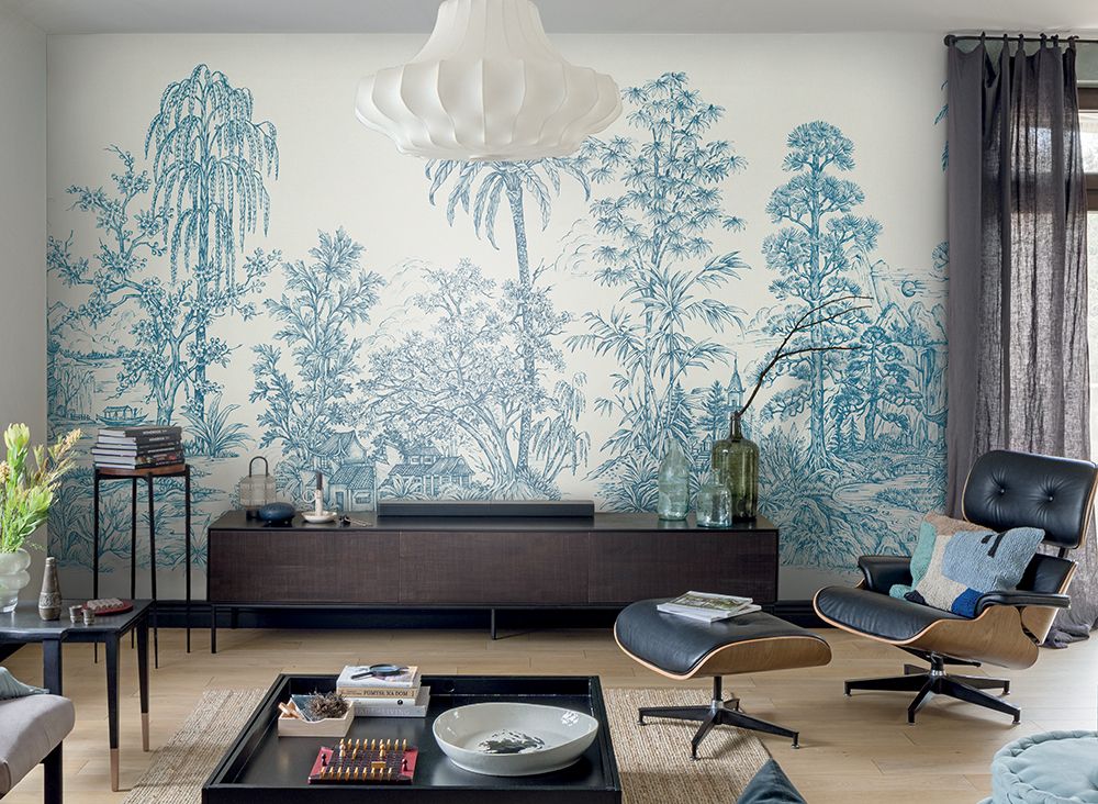 Mandalay Mural - Blue