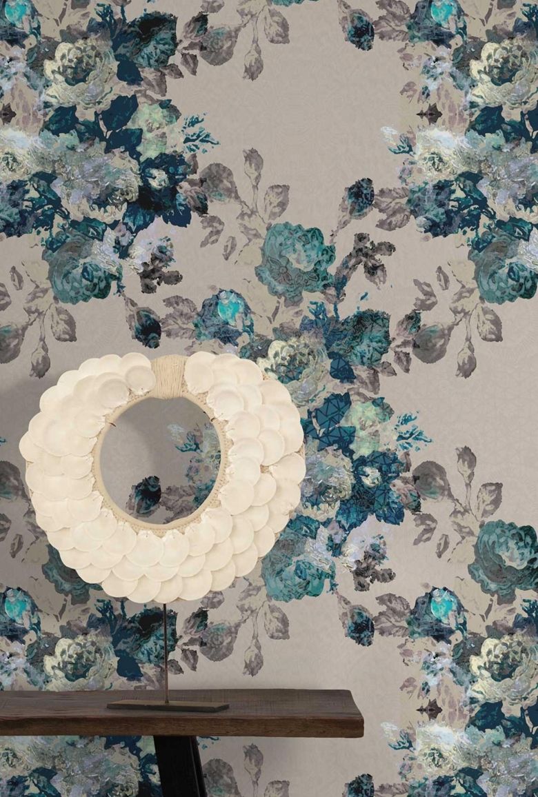 Teal - Bloom Garden