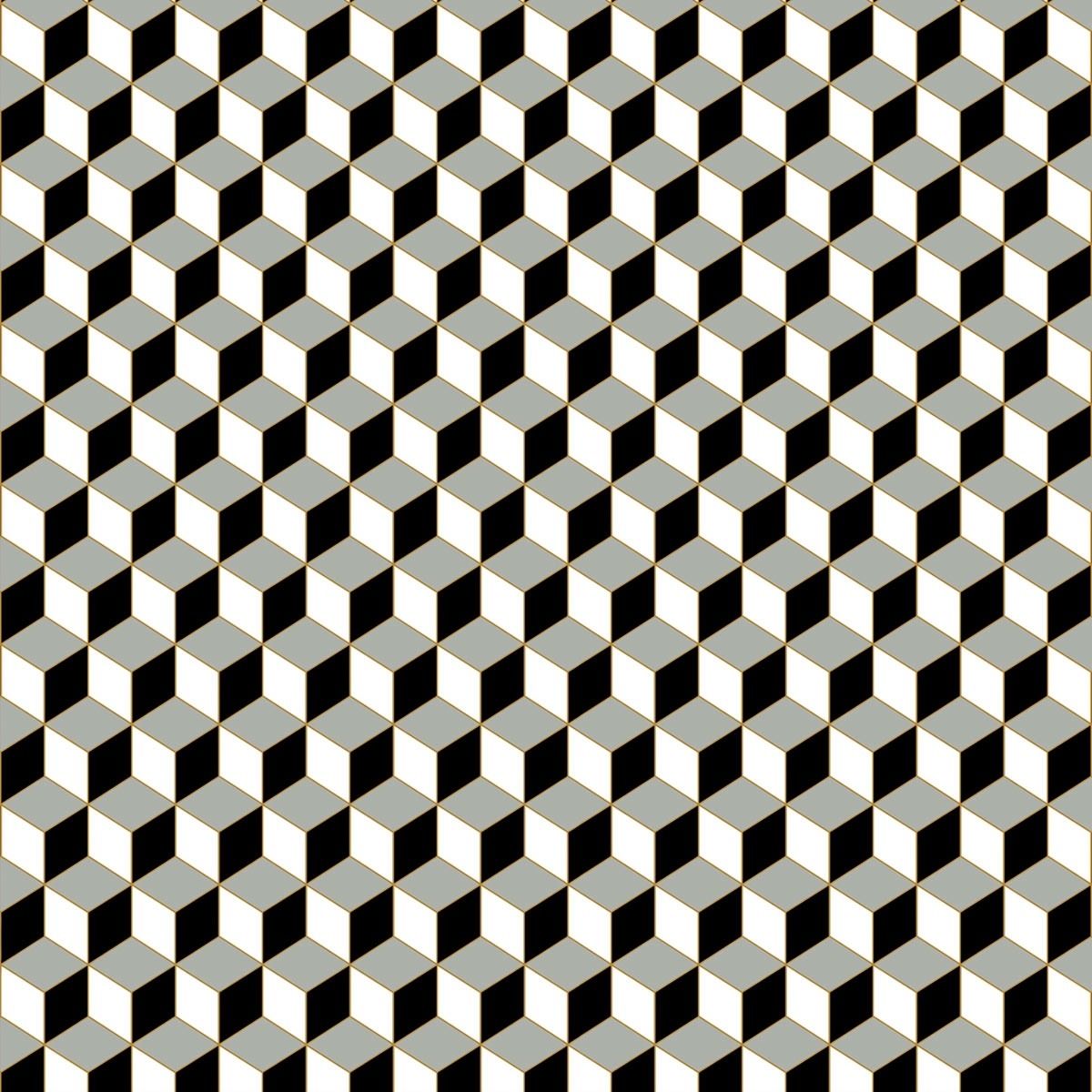 Grey - Little Cube by Escher