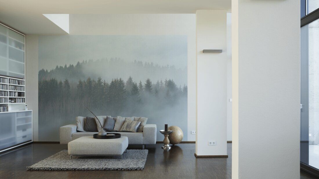 Misty Forest Mural