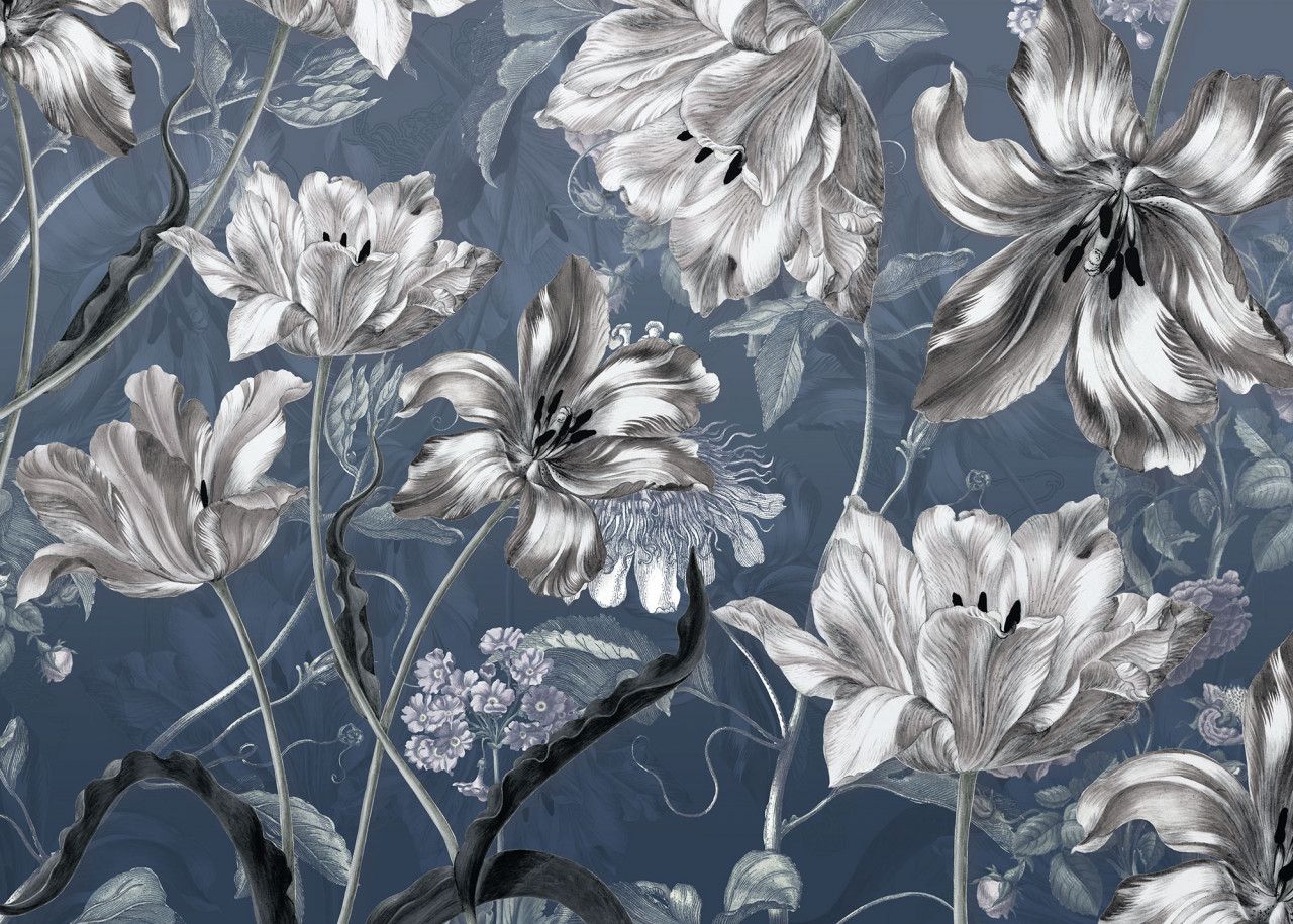 Merian Blue Mural