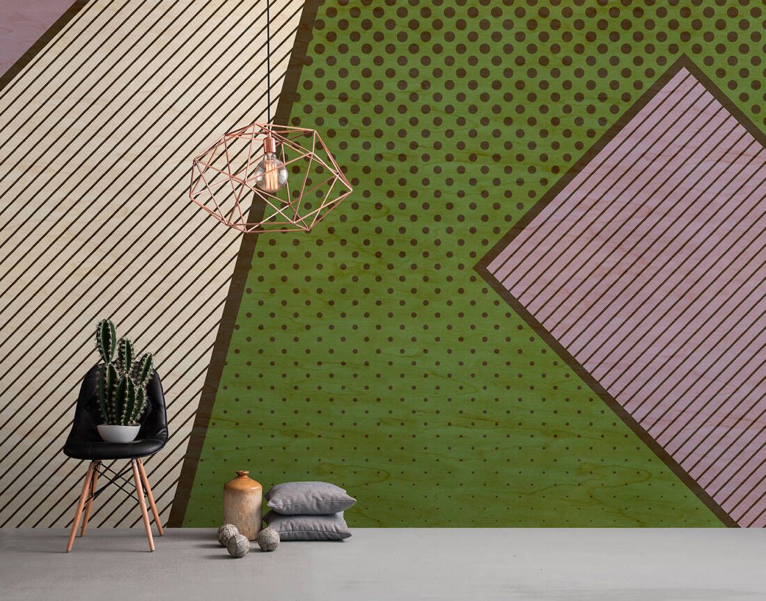 Pattern Play Mural - Green