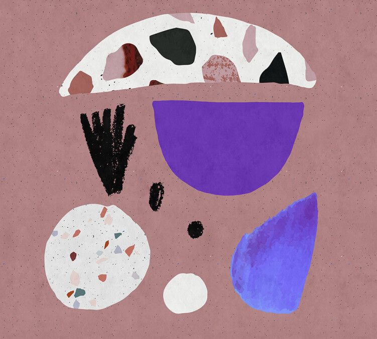 Terrazzo 5 Mural
