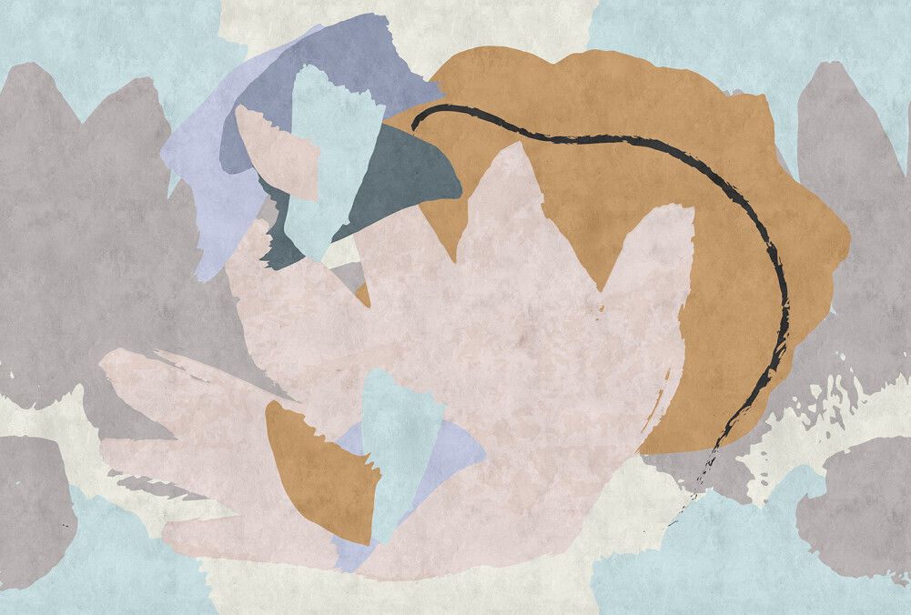 Floral Collage 2 Mural
