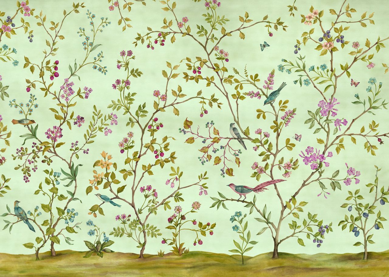 Oiseaux du Paradis Mural