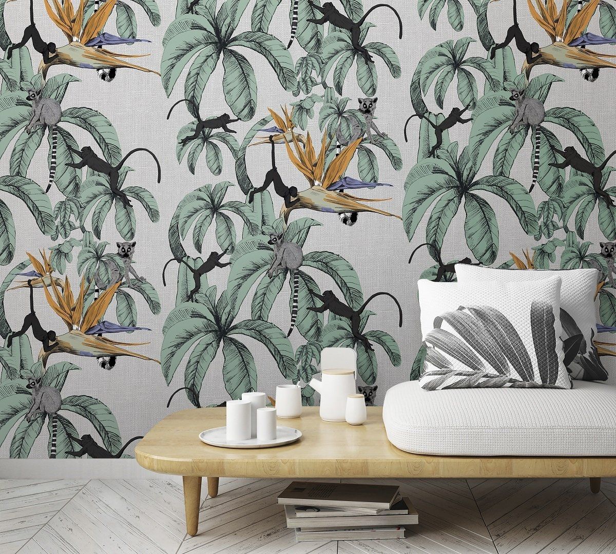 Leilani Mural - Grey