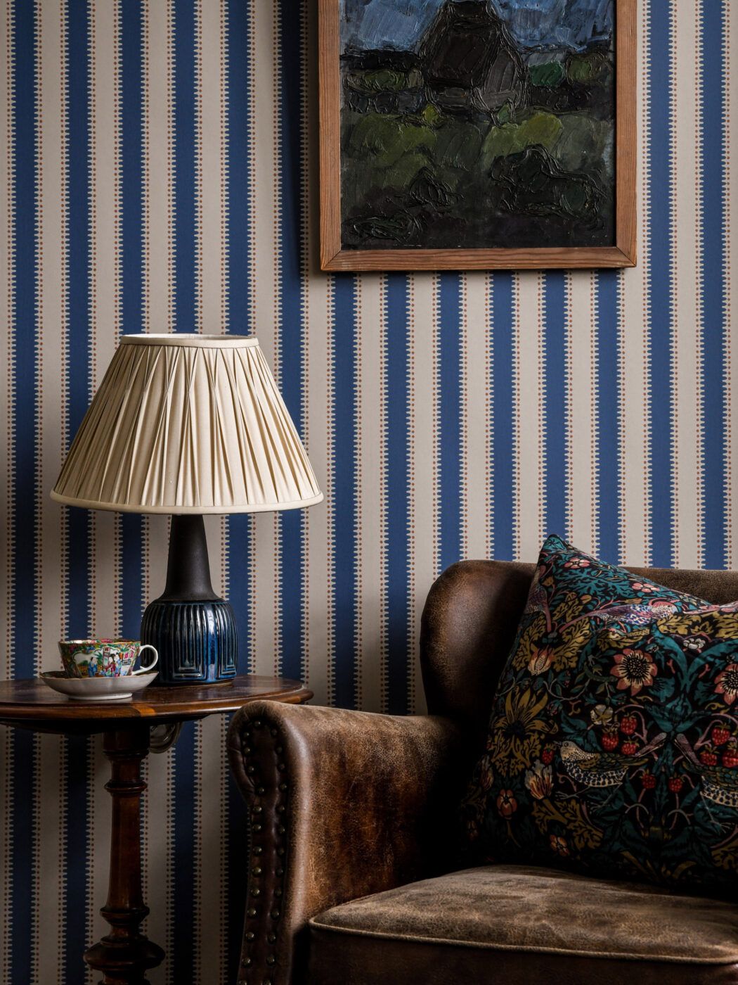 Blue - Jagged Stripe