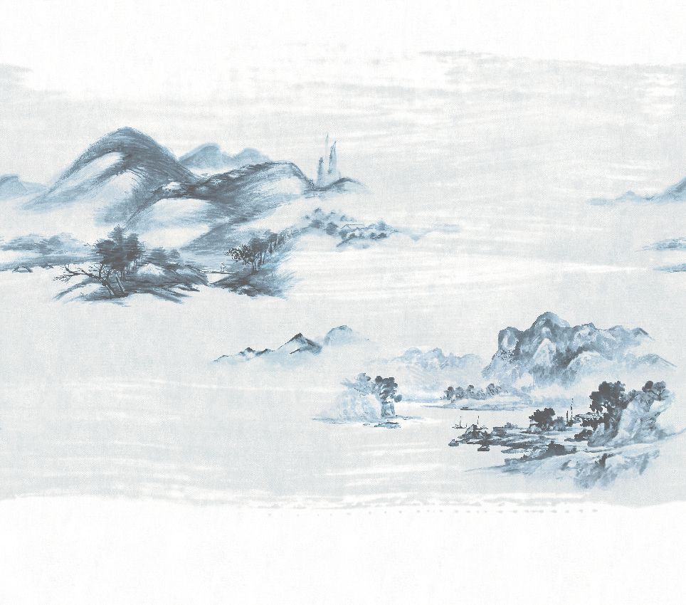 Kawa Mural - Blue