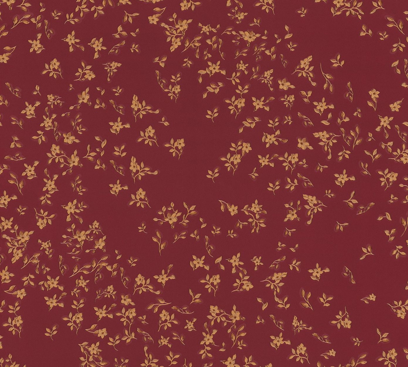 Burgundy - Barocco Flowers by Versace