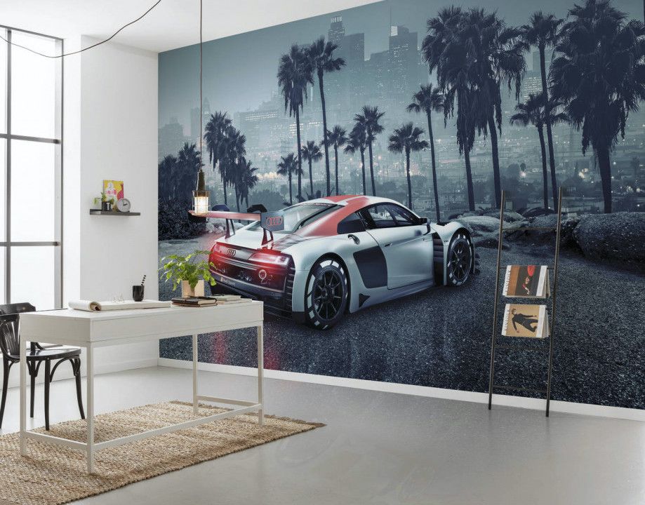 Audi R8 LA Mural