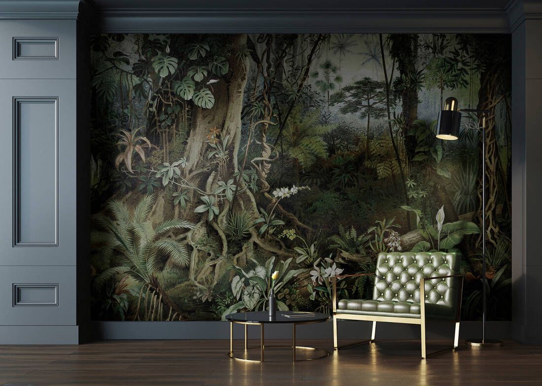 Jungle Mural - Green