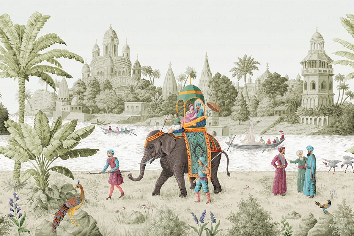 Green - Jodhpur Mural
