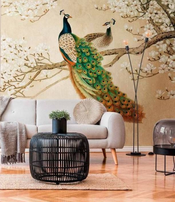 Peafowl Mural