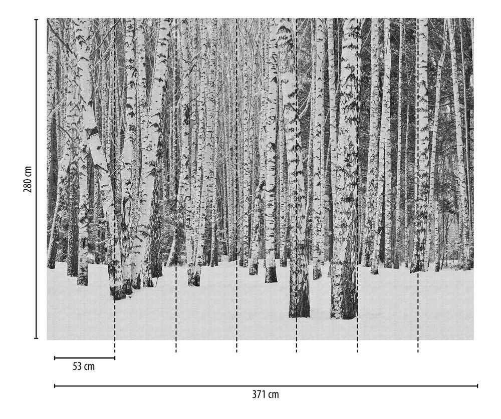 Winter Forest Mural