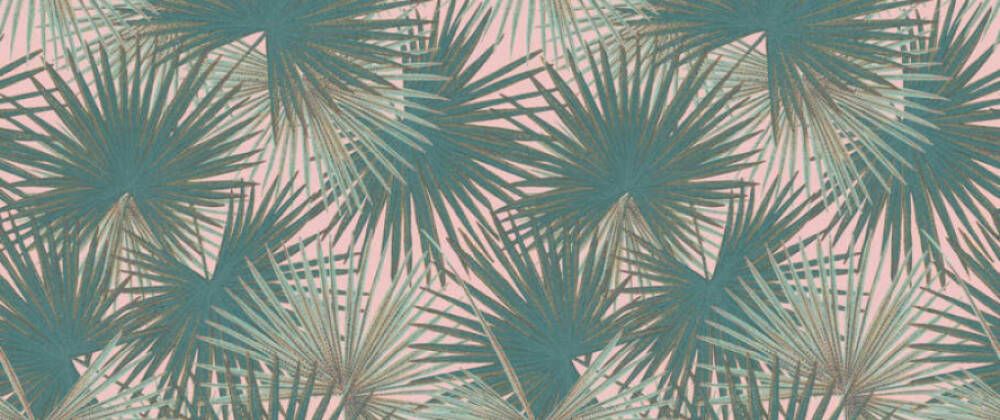 Star Palm Panel - Green