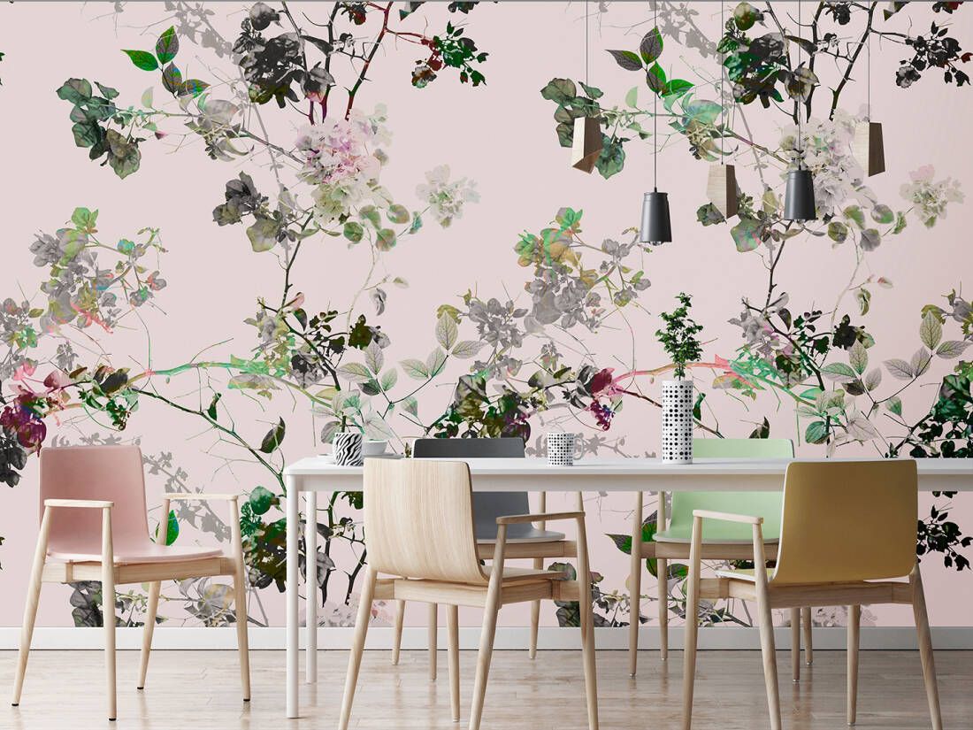 Branches Mural - Multicolour