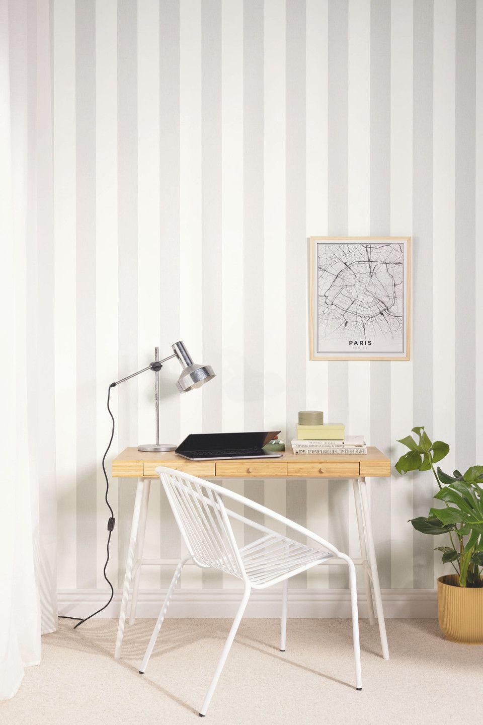 Grey - Linen Lines - IN STOCK