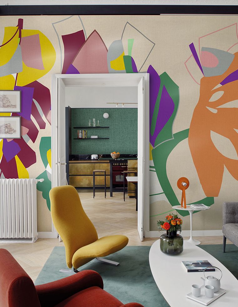 Nizza Mural - Taupe