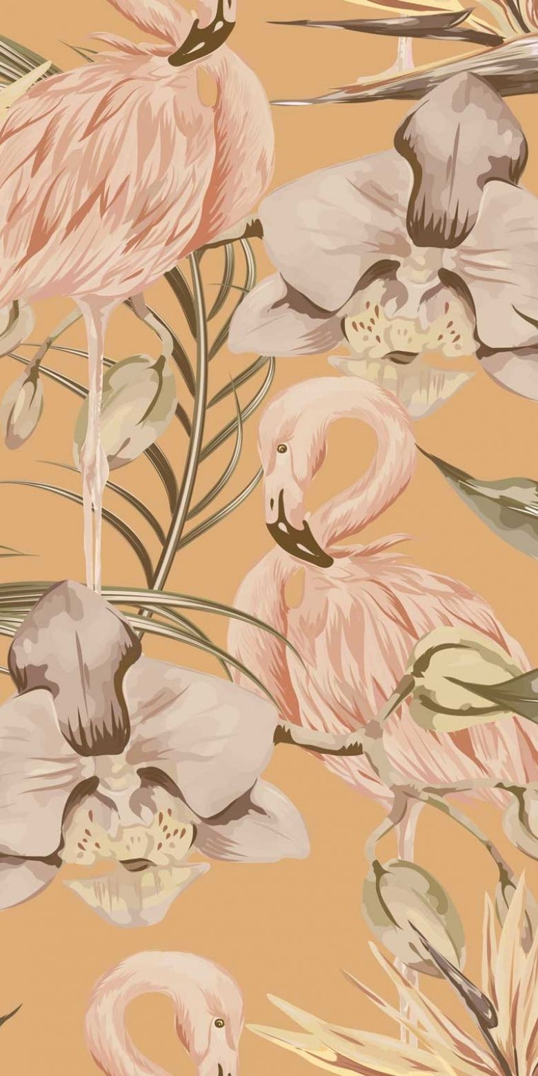 Yellow - Tropical Flamingo