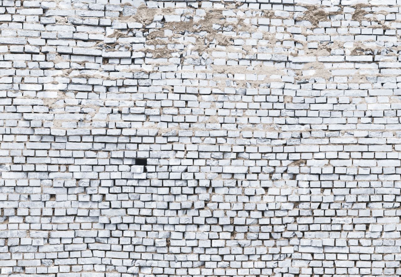 White Brick Mural