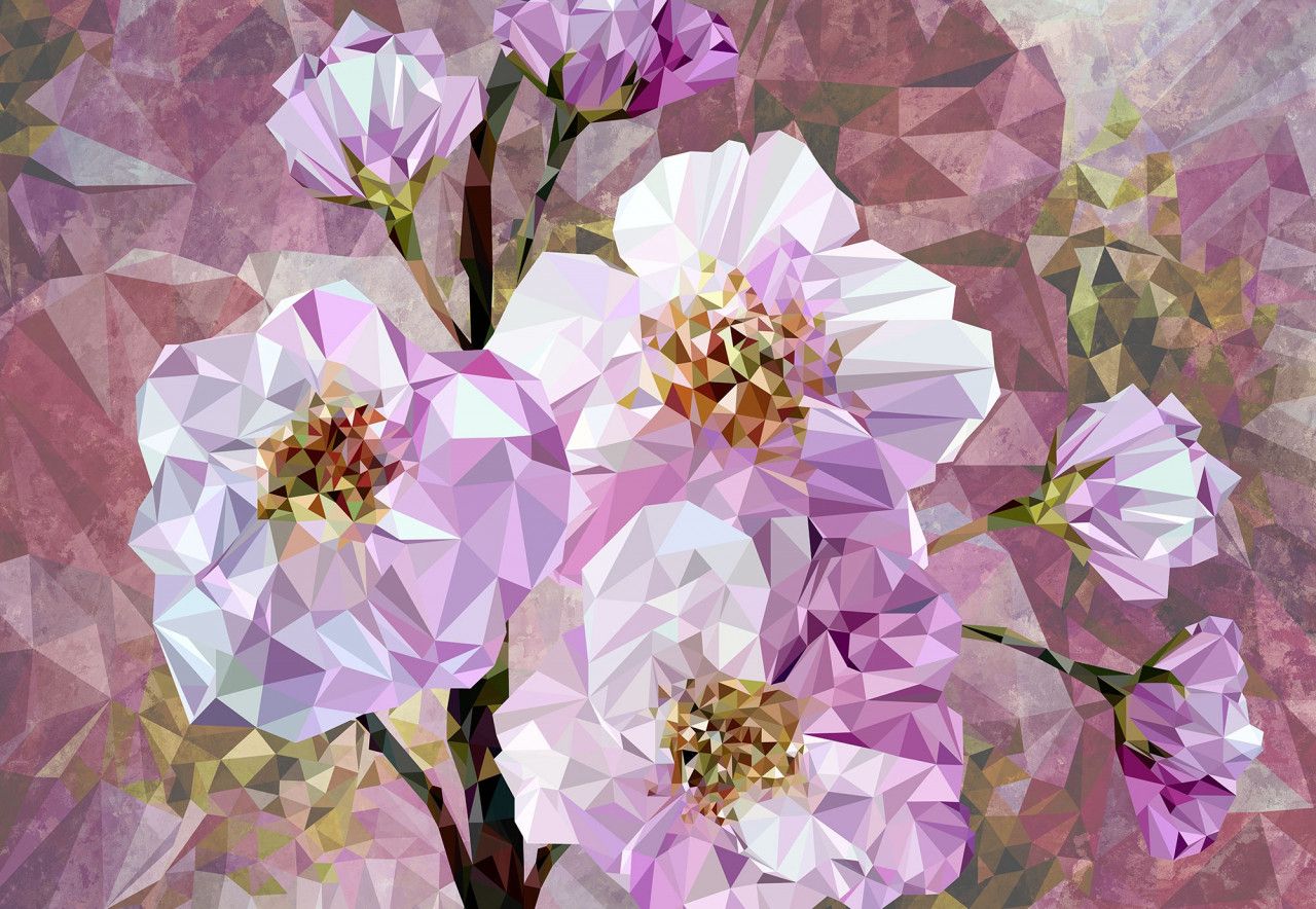 Blooming Gems Mural