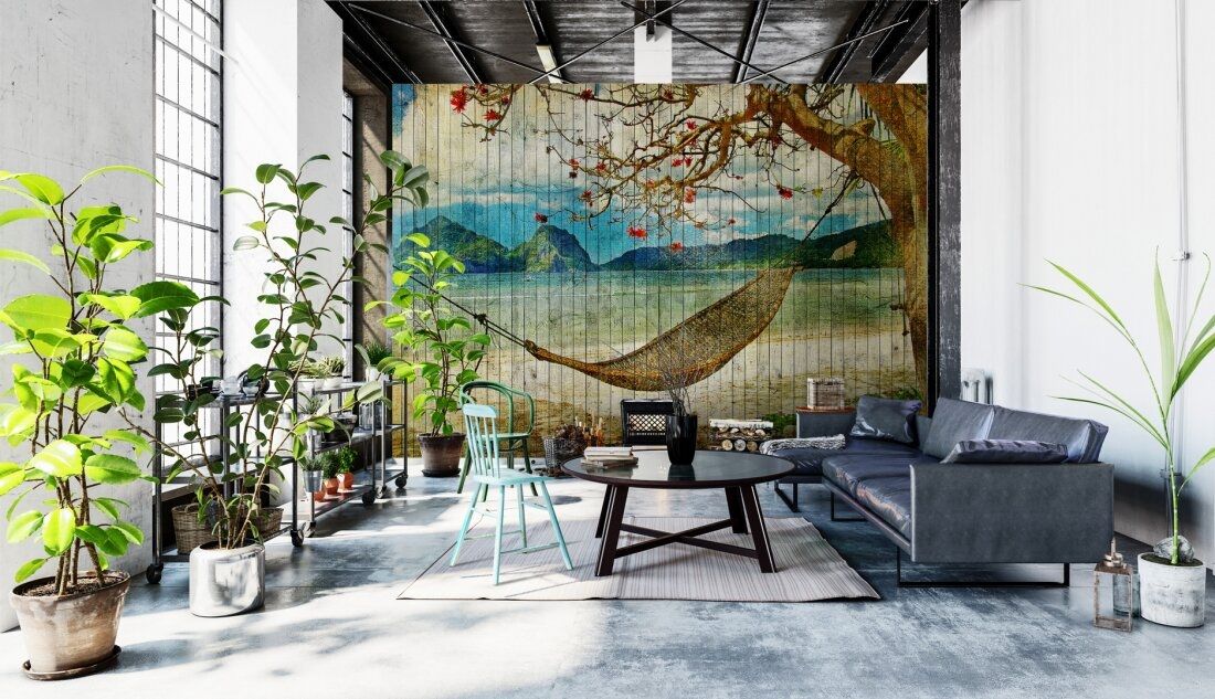 Tahiti Hammock Mural