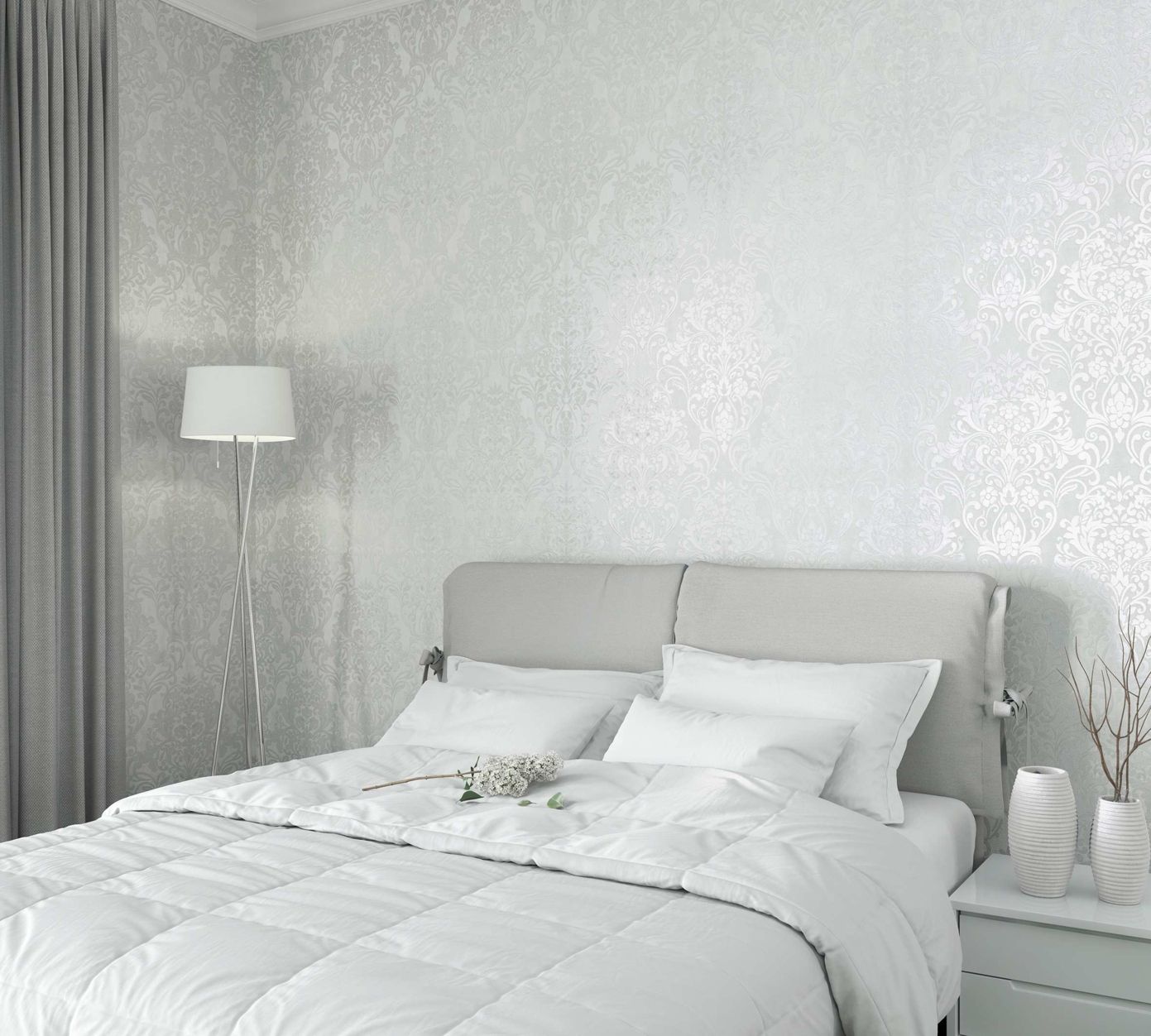 Pearl - Glam Damask