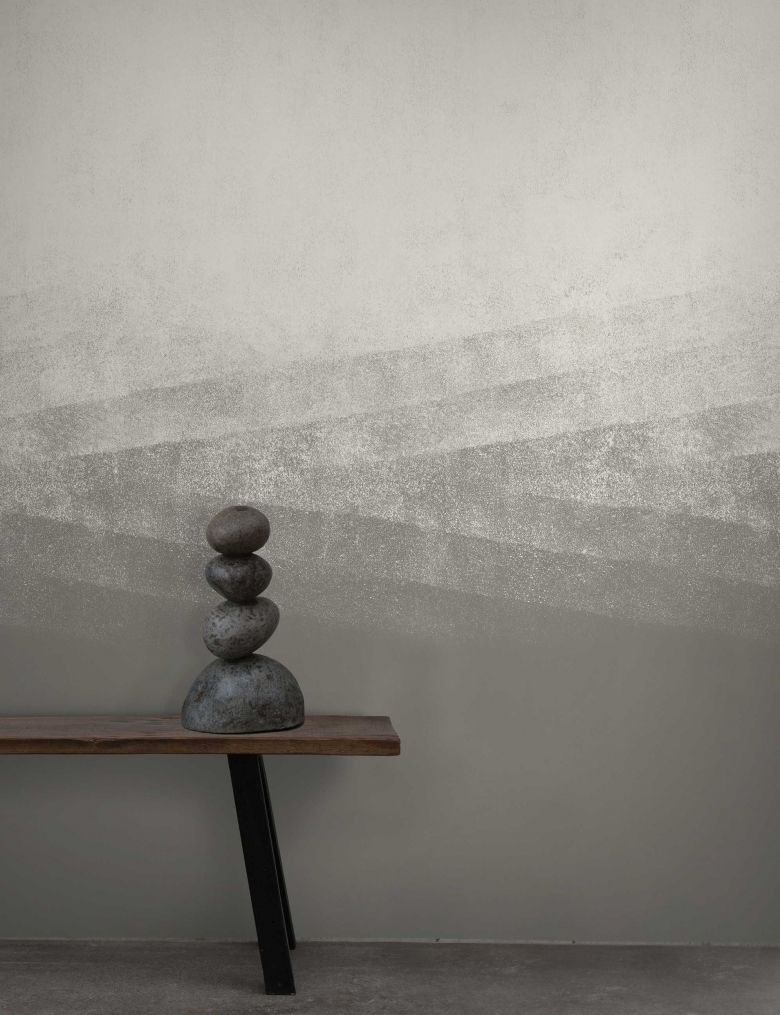 Taupe - Misty Beach Mural