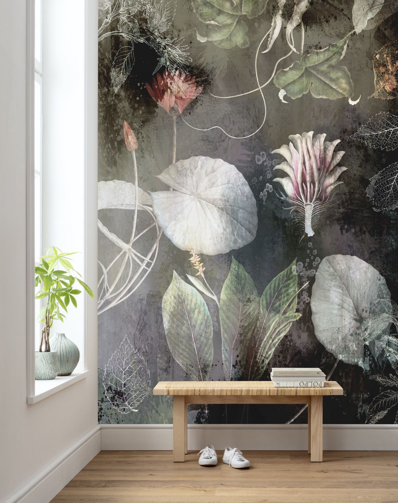 Night Flowers Mural