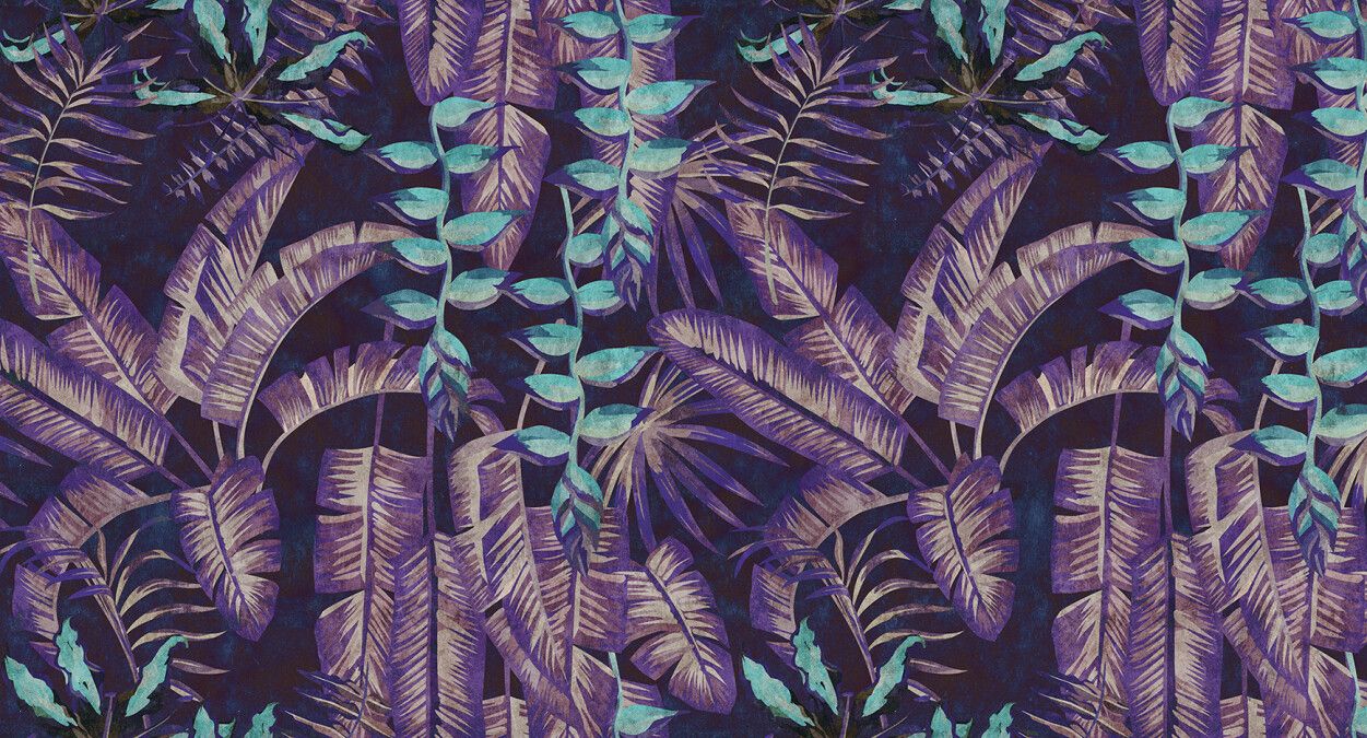 Tropicana Mural - Aqua
